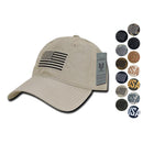 Rapid Dominance Relaxed 6 Panel Ripstop USA American Flag Dad Hats Caps-Serve The Flag 1 image