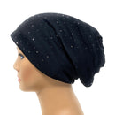 Empire Cove Stud Beanie with Fleece Winter Warm Womens Hats-UNCATEGORIZED-Empire Cove-Black-Casaba Shop 1 image