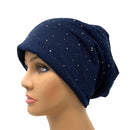 Empire Cove Stud Beanie with Fleece Winter Warm Womens Hats-UNCATEGORIZED-Empire Cove-Black-Casaba Shop 3 image