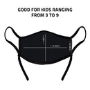 Cute Face Masks for Kids Child Adjustable Boys Girls Ages 3 to 9 Cotton Poly Washable Reusable 2 Layer Pocket Filter-Serve The Flag 4 image