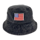 Empire Cove Washed USA Flag Cotton Bucket Hats Patriotic Hats Fisherman Cap 6 image
