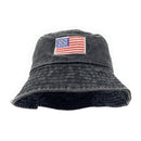 Empire Cove Washed USA Flag Cotton Bucket Hats Patriotic Hats Fisherman Cap 7 image