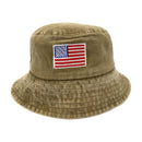 Empire Cove Washed USA Flag Cotton Bucket Hats Patriotic Hats Fisherman Cap 2 image