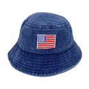 Empire Cove Washed USA Flag Cotton Bucket Hats Patriotic Hats Fisherman Cap 10 image