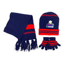 Empire Cove 3 Piece Kids Winter Knit Beanie Set Gloves Hats Scarves Girls Boys 32 image