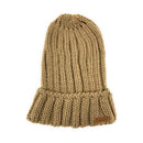 Empire Cove Cable Knit Long Beanie Braided Slouch Cuffed Womens Winter Warm-UNCATEGORIZED-Empire Cove-Ivory-Casaba Shop 4 image