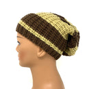 Empire Cove Slouch Long Beanie Winter Warm Knit Two Tone Womens Mens Unisex-UNCATEGORIZED-Empire Cove-Black/White-Casaba Shop 13 image