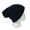 Empire Cove Long Beanie Winter Warm Solid Knit Womens Mens Unisex-UNCATEGORIZED-Empire Cove-Black-Casaba Shop 11 image