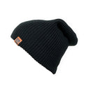 Empire Cove Long Beanie Winter Warm Solid Knit Womens Mens Unisex-UNCATEGORIZED-Empire Cove-Black-Casaba Shop 1 image
