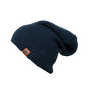Empire Cove Long Beanie Winter Warm Solid Knit Womens Mens Unisex-UNCATEGORIZED-Empire Cove-Black-Casaba Shop 3 image