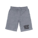 RAPDOM TS6 Fleece Gym Shorts United We Stand USA Flag-Serve The Flag 4 image