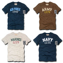 Rapid Dominance Army Air Force Navy Marines Applique Military T-Shirts Tees-Serve The Flag 2 image