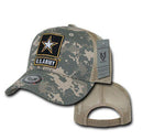 Army Air Force Navy Marines Police Security Military Back to Basics Trucker Baseball Hats Caps-Serve The Flag 19 image