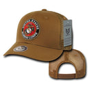 Army Air Force Navy Marines Police Security Military Back to Basics Trucker Baseball Hats Caps-Serve The Flag 11 image