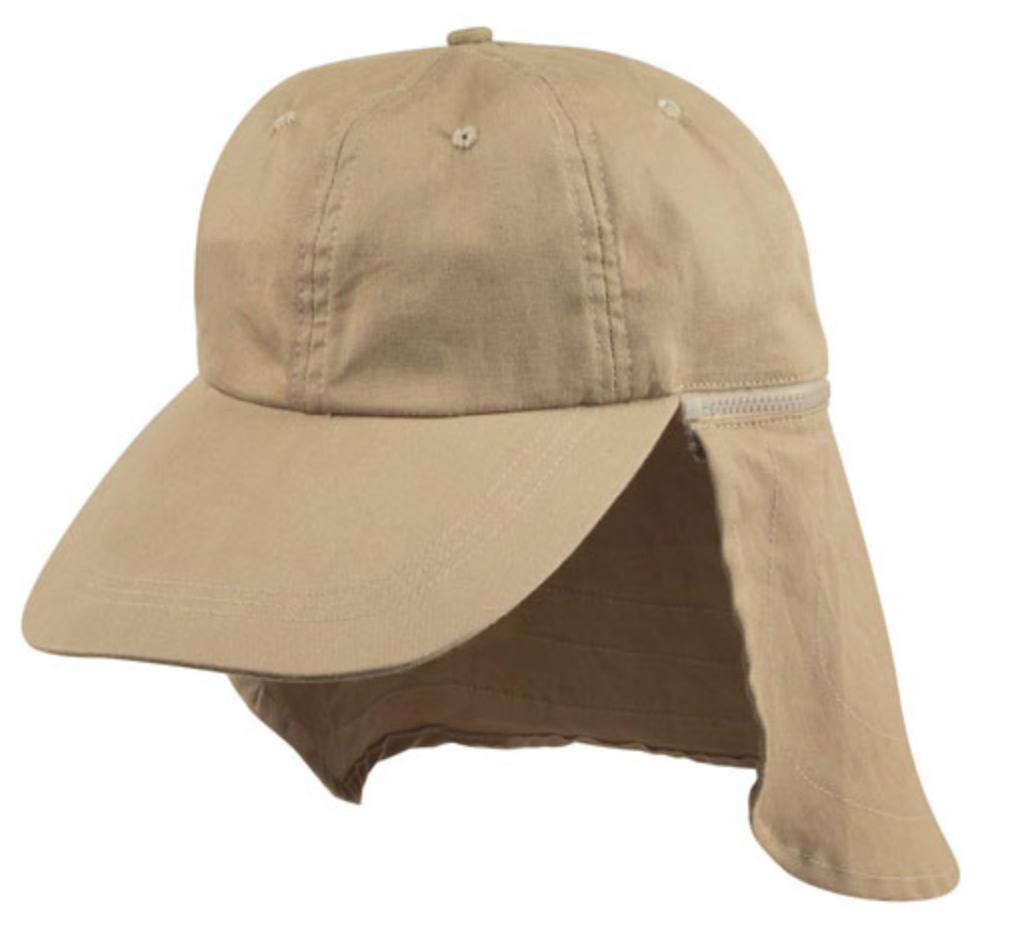 Baseball Cap Flap Bucket Boonie Sun Hats Neck Cover Visor Cotton Fishing Camping