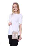 Casaba Designer Crossbody Bag Satchel & Sunglasses Gift Set For Women Mom Wife-Serve The Flag 102 image
