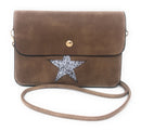 Casaba Designer Crossbody Bag Satchel & Sunglasses Gift Set For Women Mom Wife-Serve The Flag 69 image