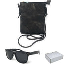 Casaba Designer Crossbody Bag Satchel & Sunglasses Gift Set For Women Mom Wife-Serve The Flag 1 image