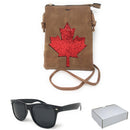 Casaba Designer Crossbody Bag Satchel & Sunglasses Gift Set For Women Mom Wife-Serve The Flag 13 image