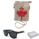 Casaba Designer Crossbody Bag Satchel & Sunglasses Gift Set For Women Mom Wife-Serve The Flag 14 image