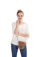 Casaba Designer Crossbody Bag Satchel & Sunglasses Gift Set For Women Mom Wife-Serve The Flag 12 image