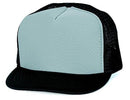 Classic Trucker Baseball Hats Caps Foam Mesh Blank Solid Two Tone Snapback Adult Youth-Serve The Flag 50 image