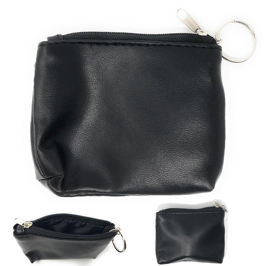 Leather Coin Purse, Change Pouch Pocket Organizer