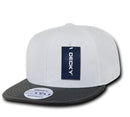 Decky 6 Panel Vinyl Flat Bill Snapback Constructed Baseball Caps Hats-Serve The Flag 17 image