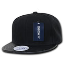 Decky 6 Panel Vinyl Flat Bill Snapback Constructed Baseball Caps Hats-Serve The Flag 8 image