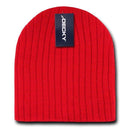 Decky Beanies Cable Knit Soft Ski Warm Winter Caps Hats Unisex Mens Womens-Serve The Flag 20 image