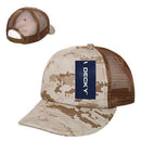 Decky Camouflage Foam Trucker 5 Panel High Crown Hats Caps Snapback-Serve The Flag 18 image