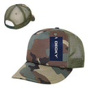 Decky Camouflage Foam Trucker 5 Panel High Crown Hats Caps Snapback-Serve The Flag 28 image