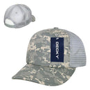 Decky Camouflage Foam Trucker 5 Panel High Crown Hats Caps Snapback-Serve The Flag 9 image