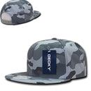 Decky Camouflage Retro Flat Bill Baseball Hats Caps Cotton Snapback-Serve The Flag 9 image