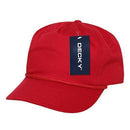 Decky Classic 5 Panel W/Braid Golf Cotton Caps Hats Snapback-Serve The Flag 6 image