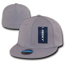 Decky Classic Retro Flat Bill Flex 6 Panel Fitted Baseball Caps Hats-Serve The Flag 11 image
