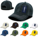 Decky Contra Stitch Polo Washed Cotton Dad Caps Hats-Serve The Flag 1 image