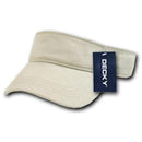 Decky Cotton Chino Twill Polo Visor Golf Tennis Sun Caps Hats-Serve The Flag 5 image