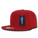 Decky Cotton Retro Flat Bill 6 Panel Snapback Baseball Caps Hats-Serve The Flag 30 image