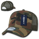 Decky Curved Bill Baseball 6 Panel Trucker Constructed Caps Hats Unisex-Serve The Flag 13 image