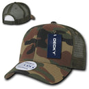 Decky Curved Bill Baseball 6 Panel Trucker Constructed Caps Hats Unisex-Serve The Flag 19 image