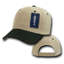Decky Deluxe Polo Dad Baseball Hats Caps Hook Loop Closure Solid Two Tone Colors-Serve The Flag 12 image