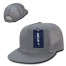 Decky Denim Material Retro Flat Bill Trucker 5 Panel Baseball Caps Hats Unisex-Serve The Flag 8 image