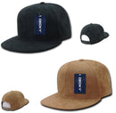 Decky Faux Suede Snapback Baseball 6 Panel Flat Bill Hats Caps-Serve The Flag 5 image