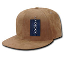 Decky Faux Suede Snapback Baseball 6 Panel Flat Bill Hats Caps-Serve The Flag 10 image