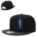 Decky Flat Bill Cotton 5 Panel Constructed High Crown Baseball Hats Caps-Serve The Flag 3 image