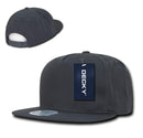 Decky Flat Bill Cotton 5 Panel Constructed High Crown Baseball Hats Caps-Serve The Flag 12 image