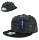 Decky Flat Bill Cotton 5 Panel Constructed High Crown Baseball Hats Caps-Serve The Flag 29 image