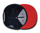 Decky Flat Bill Cotton 5 Panel Constructed High Crown Baseball Hats Caps-Serve The Flag 61 image