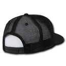 Decky Flat Bill Baseball Mesh Trucker 5 Panels Solid Camouflage Caps Hats-Serve The Flag 13 image